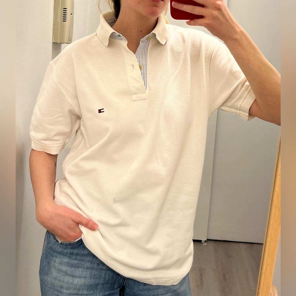 Tommy Hilfiger Men's White Polo Shirt
